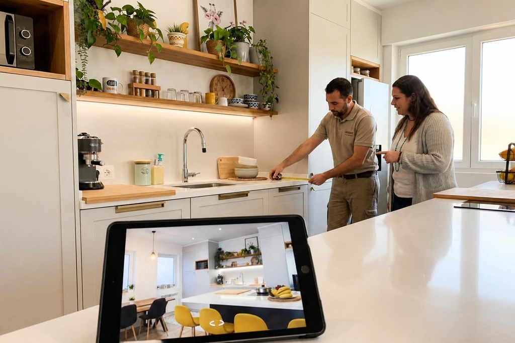 Foto 1 Apuesta por nuestras cocinas económicas en Vigo con diseño italiano a medida