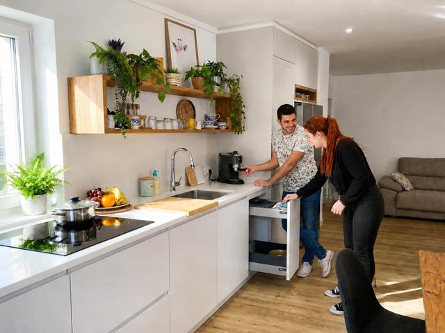 Aumenta la luz con nuestras cocinas de espacio abierto en Vigo