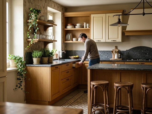 Cocinas que funden tradición y elegancia contemporánea en Vigo